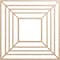 Ekena Millwork Raven Wood Fretwork Pierced Ceiling Medallion, Alder, 32"OD x 11 3/4"ID x 1/4"T CMWP32X32X0250RAAL - alternate 1